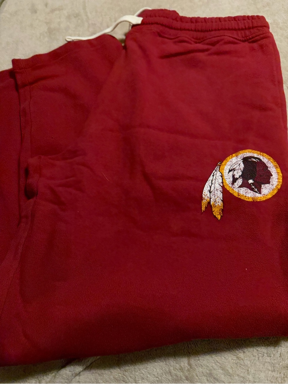 Team Apparel Maroon Sweatpants with Feather Patch
